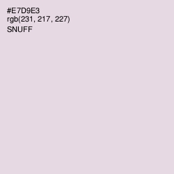 #E7D9E3 - Snuff Color Image