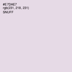 #E7DAE7 - Snuff Color Image