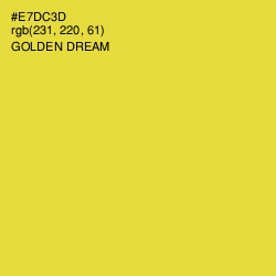 #E7DC3D - Golden Dream Color Image