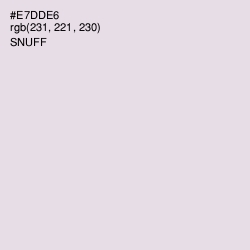 #E7DDE6 - Snuff Color Image