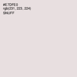 #E7DFE0 - Snuff Color Image