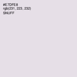 #E7DFE8 - Snuff Color Image