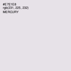 #E7E1E8 - Mercury Color Image