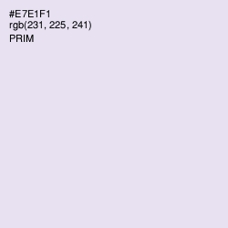 #E7E1F1 - Prim Color Image