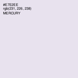 #E7E2EE - Mercury Color Image