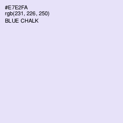 #E7E2FA - Blue Chalk Color Image