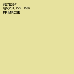 #E7E39F - Primrose Color Image