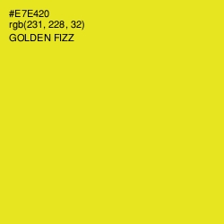#E7E420 - Golden Fizz Color Image