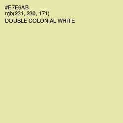 #E7E6AB - Double Colonial White Color Image