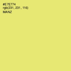 #E7E774 - Manz Color Image