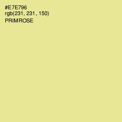 #E7E796 - Primrose Color Image