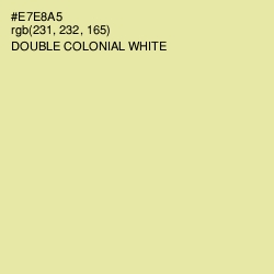 #E7E8A5 - Double Colonial White Color Image