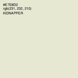 #E7E8D2 - Kidnapper Color Image