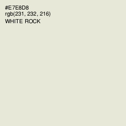 #E7E8D8 - White Rock Color Image
