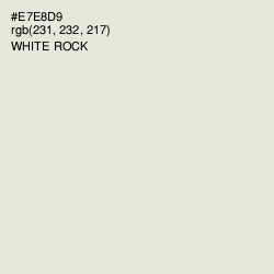 #E7E8D9 - White Rock Color Image