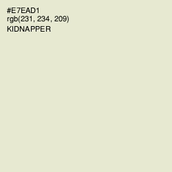 #E7EAD1 - Kidnapper Color Image