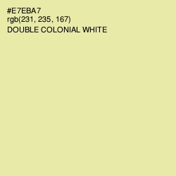 #E7EBA7 - Double Colonial White Color Image