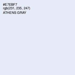 #E7EBF7 - Athens Gray Color Image