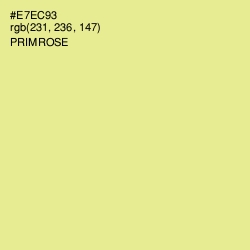 #E7EC93 - Primrose Color Image