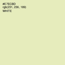 #E7ECBD - Fall Green Color Image