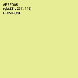 #E7ED95 - Primrose Color Image