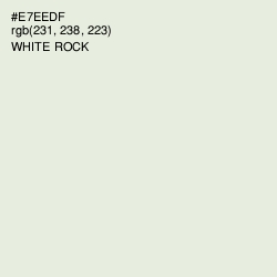 #E7EEDF - White Rock Color Image