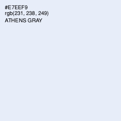 #E7EEF9 - Athens Gray Color Image