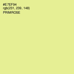 #E7EF94 - Primrose Color Image