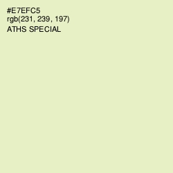 #E7EFC5 - Aths Special Color Image