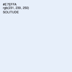 #E7EFFA - Solitude Color Image