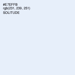 #E7EFFB - Solitude Color Image