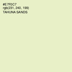 #E7F0C7 - Tahuna Sands Color Image