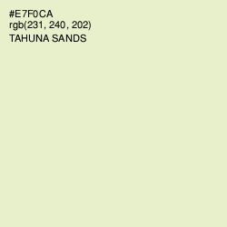 #E7F0CA - Tahuna Sands Color Image