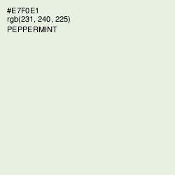 #E7F0E1 - Peppermint Color Image