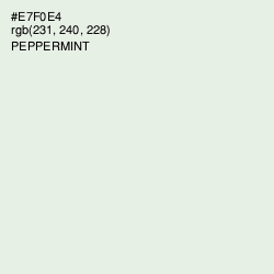 #E7F0E4 - Peppermint Color Image