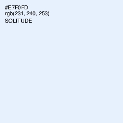 #E7F0FD - Solitude Color Image