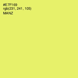 #E7F169 - Manz Color Image