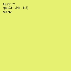 #E7F171 - Manz Color Image