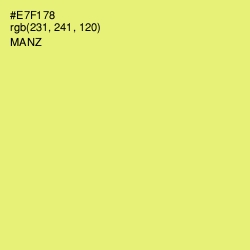 #E7F178 - Manz Color Image