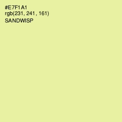 #E7F1A1 - Sandwisp Color Image