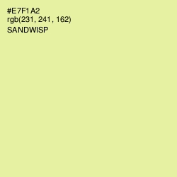 #E7F1A2 - Sandwisp Color Image