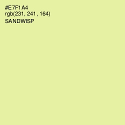 #E7F1A4 - Sandwisp Color Image