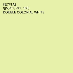 #E7F1A9 - Double Colonial White Color Image