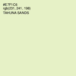 #E7F1C6 - Tahuna Sands Color Image
