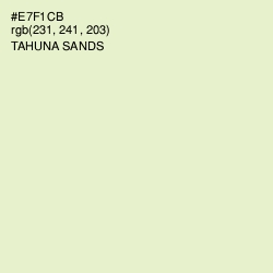 #E7F1CB - Tahuna Sands Color Image