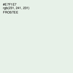 #E7F1E7 - Frostee Color Image