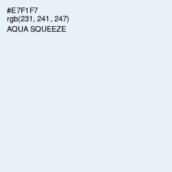 #E7F1F7 - Aqua Squeeze Color Image