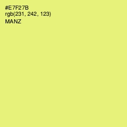 #E7F27B - Manz Color Image