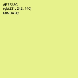 #E7F28C - Mindaro Color Image