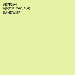 #E7F2A4 - Sandwisp Color Image